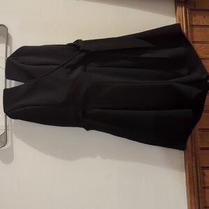 Francesca's Collections Black Strapless Romper